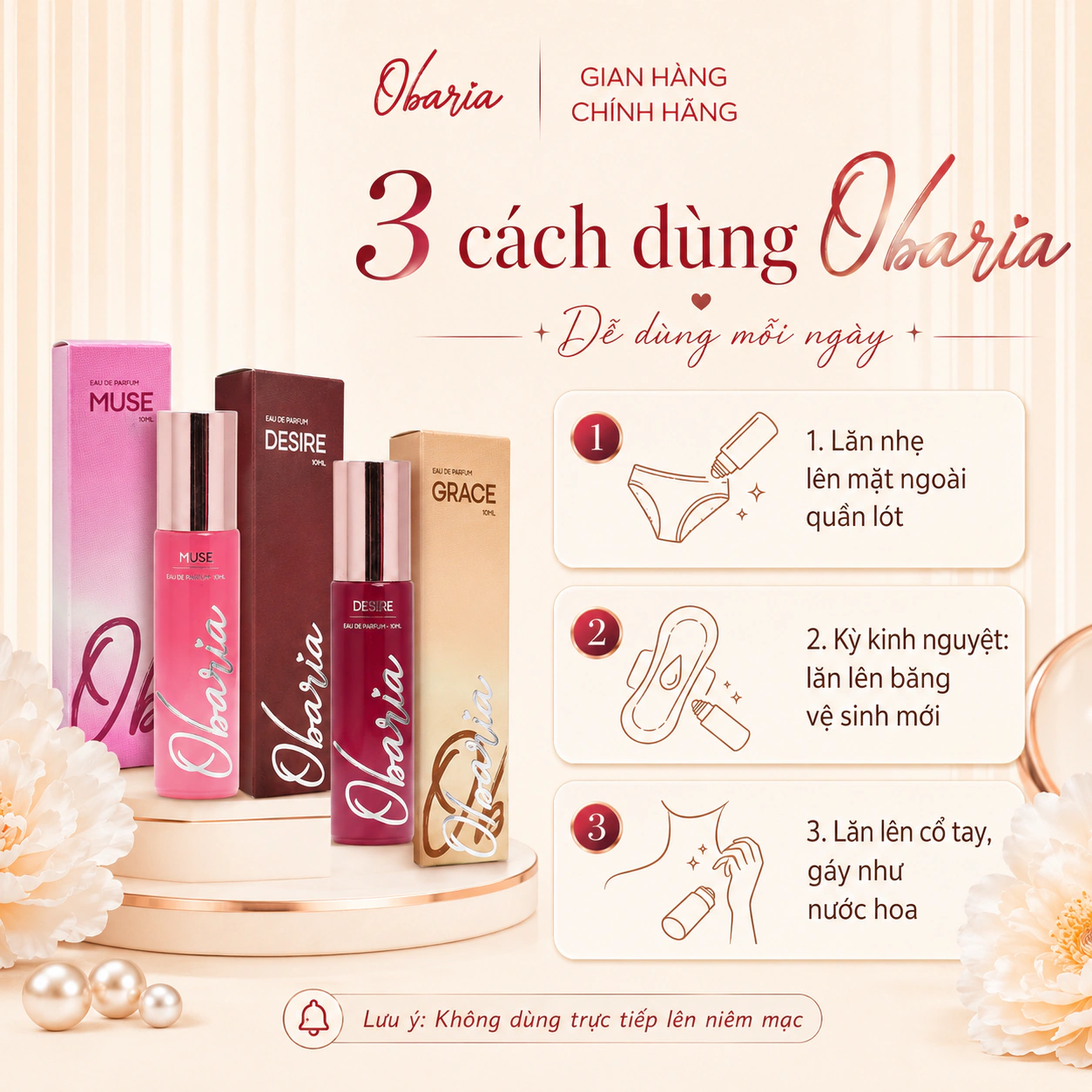 Obaria hướng dẫn sử dụng mỗi ngày